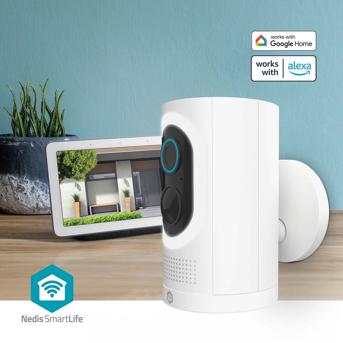 Nedis SmartLife Beveiligingscamera Buiten met Spotlight 3MP - afbeelding 3