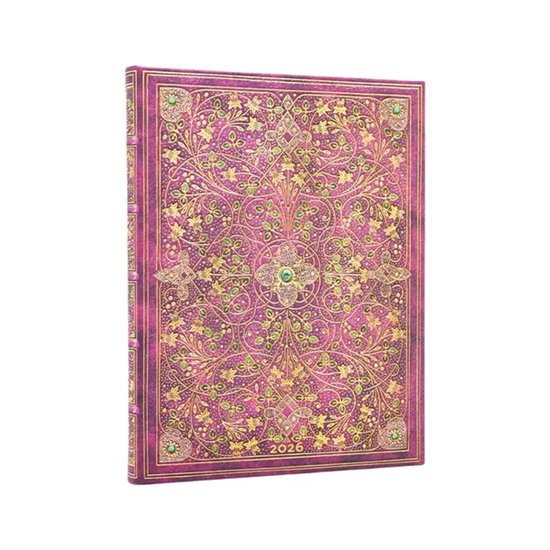 Golden Pathway Midi Lined Hardcover Journal (Elastic Band Closure) : Paperblanks