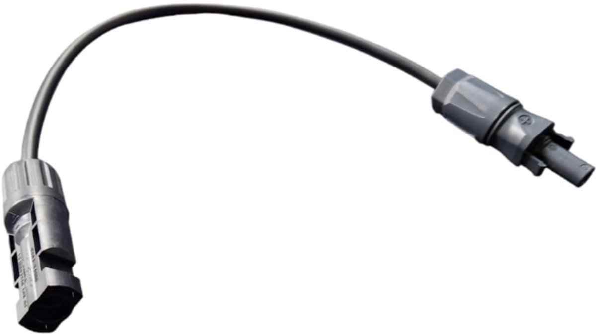 Sunclix/phoenix/sma connector male verloop naar male MC4 30cm