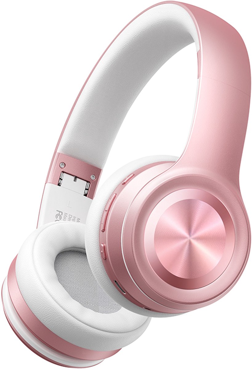 Picun Solo 6 – Draadloze Koptelefoon – Hoofdtelefoon – 140 uur Speelduur – Bluetooth 5.4 – Roze