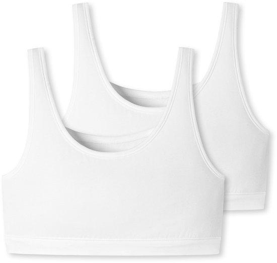 Lot de 2 hauts pour femmes Schiesser 95/5 - Wit - 40