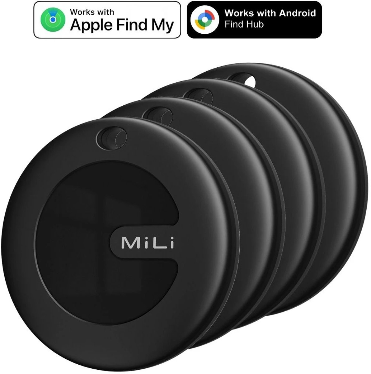 MILI MiTag Duo 4 pack - Apple Find My or Google's Find ... - Bol