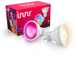 Innr smart GU10 lamp - Zigbee - geschikt voor Philips Hue - LED spot - wit en gekleurd licht -…