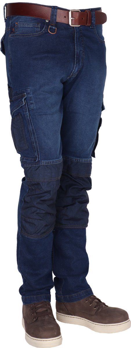 Crosshatch Circulaire worker, multi pocket, Cordura kniezakken | 30/32