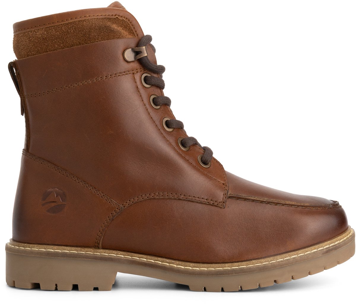 Travelin' Tronstad Dames - Veterboots - Wolgevoerd - Cognac