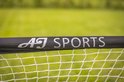 Zwarte buis met witte AJ SPORTS tekst