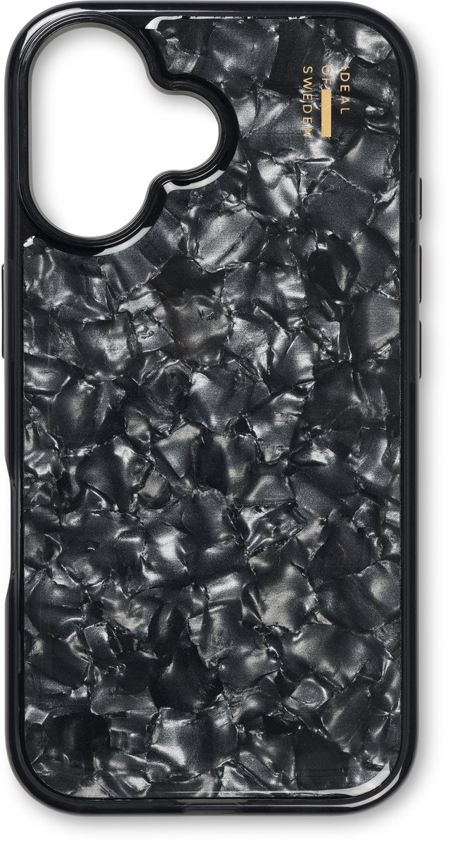 iDeal of Sweden Pearlised Case geschikt voor iPhone 16 Plus Black