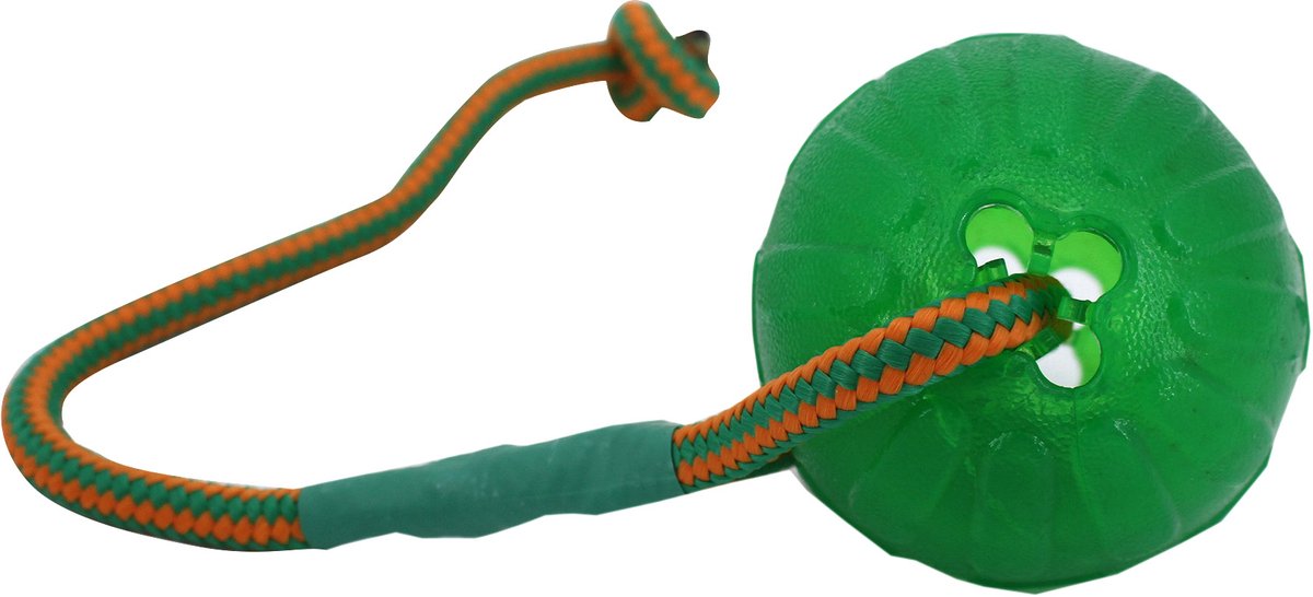 Starmark Swing 'N Fling Kauwbal - Groen - MEDIUM