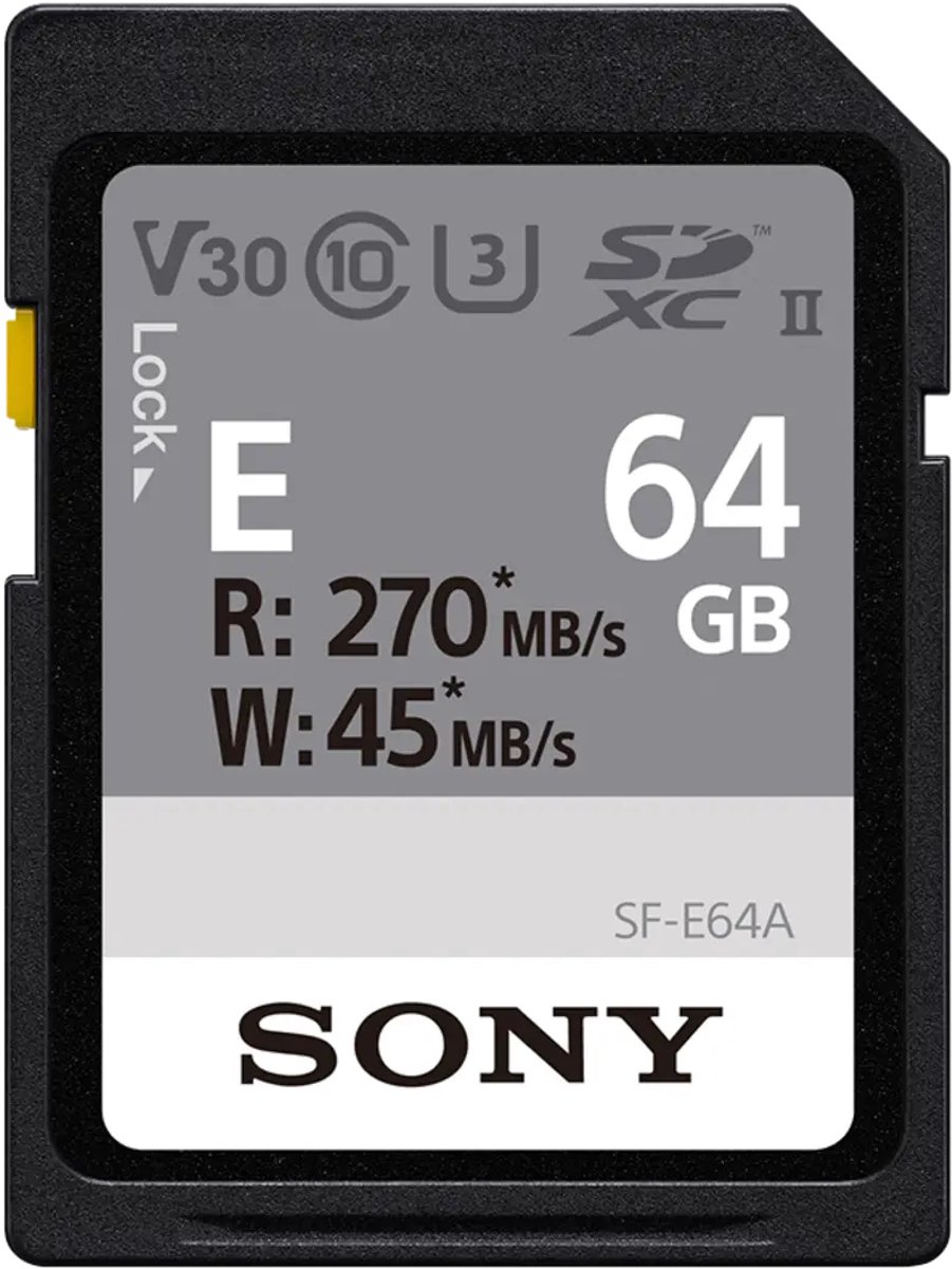 Sony SF-E64A 64 GB SDXC Klasse 10