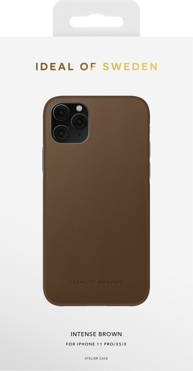 Ideal of Sweden Atelier Case Introductory Unity iPhone 11 Pro/XS/X Intense Brown