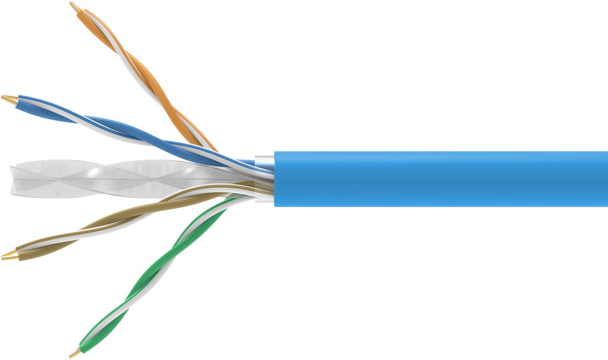 Equip Instal.Kab Cat6A U/UTP Dca 305.00m blauw LSZH