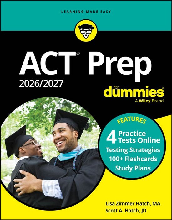 ACT Prep 2026/2027 For Dummies - cover