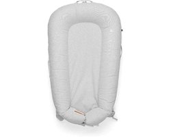 DockAtot Deluxe+ Dock babynestje - ademend materiaal - 0 tot 8 maanden - Cloud Grey Grijs