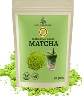 Ceremoniële Matcha thee - Ceremonial Grade A6 - 50 gram - Rijk aan Antioxidanten - Matcha Poeder - Matcha thee - Hoge Kwaliteit - Matcha Latte - ECO verpakking