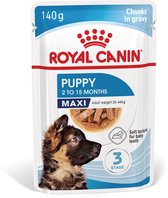 Royal Canin Maxi Puppy in Saus - Hondenvoer - 10x140g - Nat puppyvoer