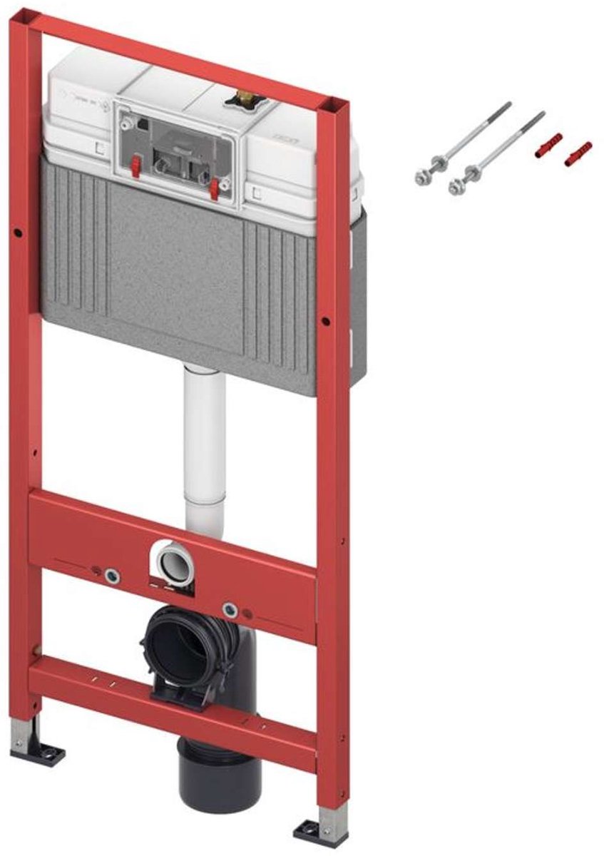 Tece TECEbase - Inbouwframe voor hangend toilet, met spoelreservoir Base, bouwhoogte 1,12 m 9400401