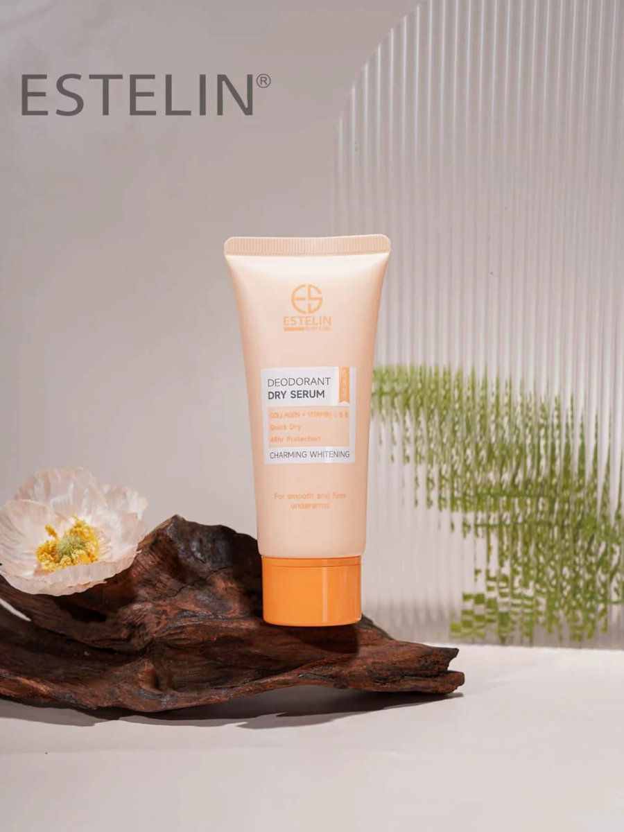 Estelin - Deodorant Dry Serum - Collagen + Vitamin C & E - 60 ML