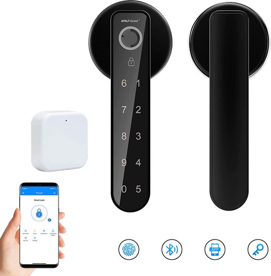 Photo inspiration: Wolf Guard Tt02 Keyless Door Lock WiFi App Lock Voice Photo Inspiration
