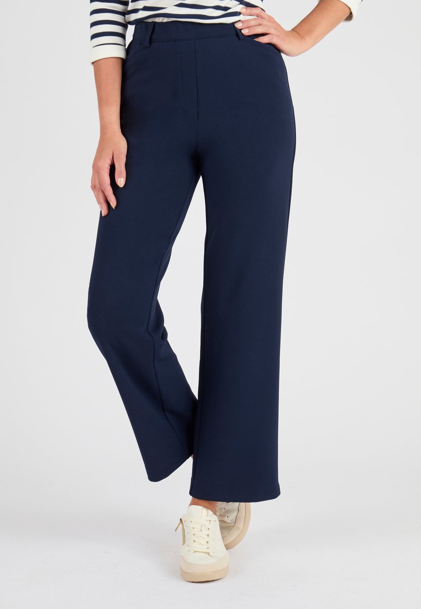 Damart - 7/8e broek van crêpetricot - Dames - Blauw - 46