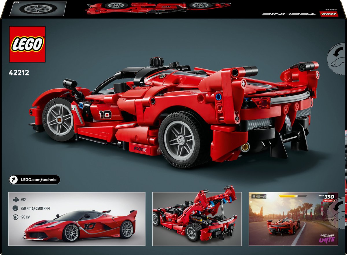 LEGO® Technic Ferrari FXX K Modelauto - 42212 — afbeelding 9