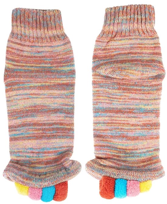 1 paar - Teencorrectiesokken - Teenspreidersokken met vingersscheider - Yoga teensokken - Fitnesssokken - Voor yoga, sport, sportschool van Gizzysocks — afbeelding 2