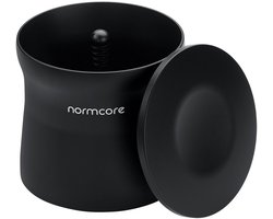 Normcore 54 mm magnetische doseerbeker, espresso-portafilterdoseerunit, Barista-koffiedikdoseerbeker voor 54 mm portafilter, matzwart geanodiseerd aluminium