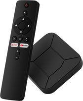 BMN® Mediaplayer - Android TV Box 4K - Chromecast Streaming Box Incl. Google assistant - Werkt gegarandeerd met Netflix, YouTube, Disney+, ZiggoTV en meer - Chromecast Voor TV