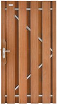 Intergard Hardhouten tuinpoort op poortframe Bangkirai compleet 180x100cm