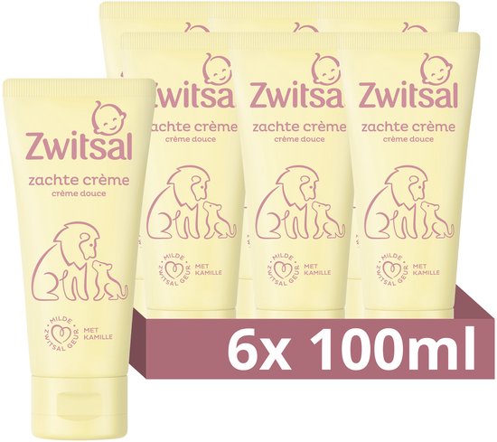 Zwitsal Zachte Crème - Baby - trekt snel in zodat je je baby meteen weer kunt knuffelen - 6 x 100 ml van Zwitsal — afbeelding 2