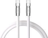 Bol.com USB C to USB C Charging Cable - Support Data Transfer - Premium Quality - 1 Meter - Fast Charger - Suitable for Samsung ... aanbieding