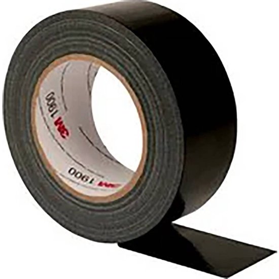 Ivana Duct Tape Heavy Duty zwart 50 mm 50 meter - Bouwshop Twente