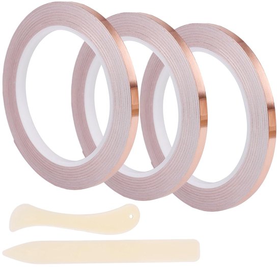 Koperfolie tape voor - 2 rollen beschermtape voor 98 voet
