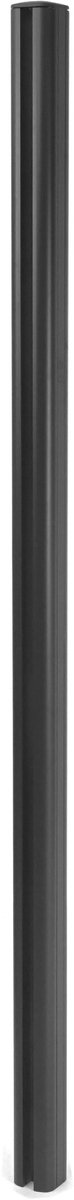 Aluminium paal Sarthe WPC-omheining, pijlerpaal, insteeksysteem 1,86m ~ antraciet