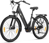 Bol.com Touroll Urbano 3 EU-stekker grijs 275 inch 36 V 13 Ah accucapaciteit 250 W middenmotor e-bike aanbieding