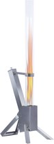 Bol.com Green Flame BPH-R80-A Outdoor Pellet Lounge Heater - 445x36x1295 cm - Terrasverwarmer / Tuinhaard / Patio Heater aanbieding