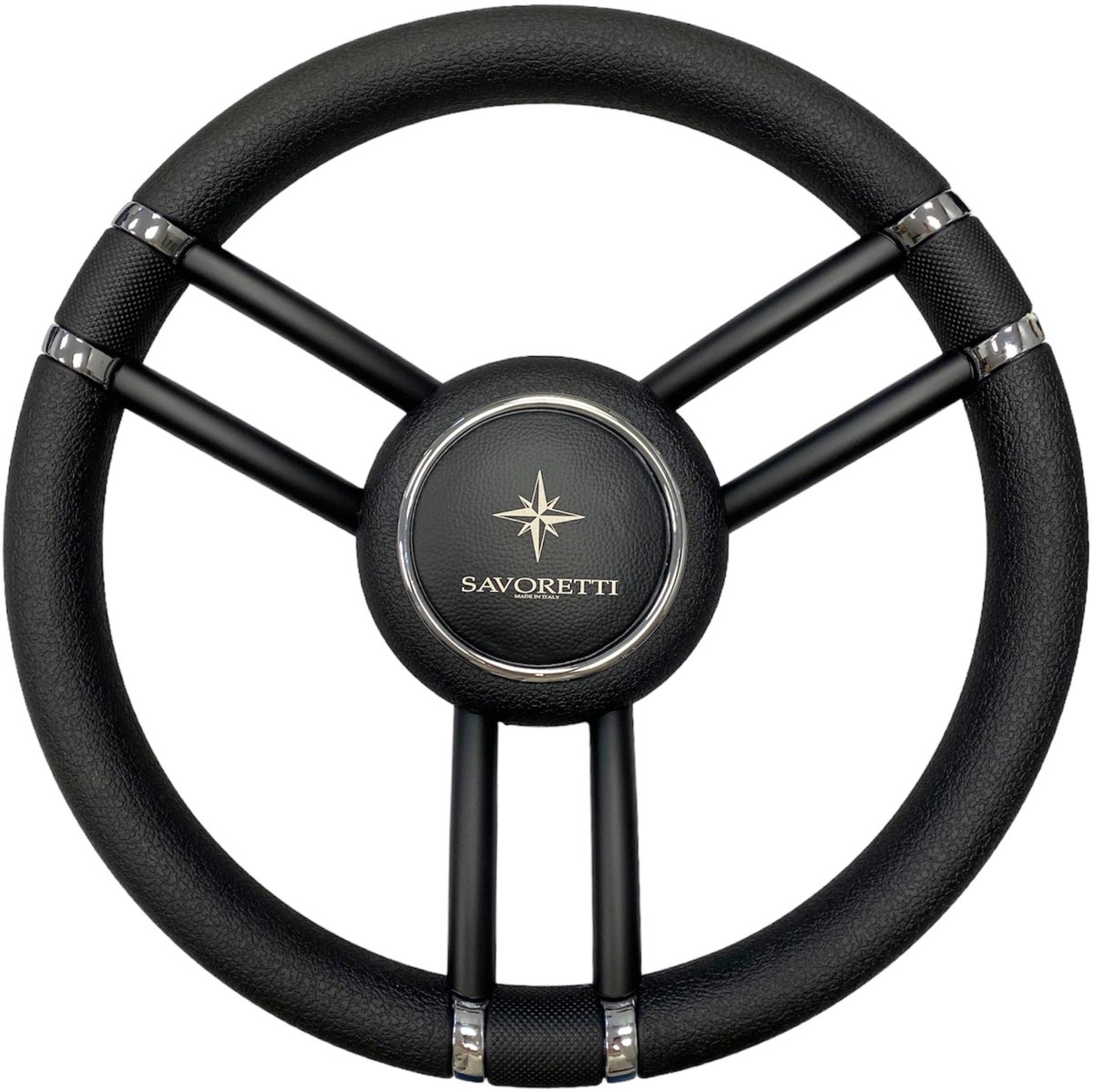 Savoretti T27 Ghost Stuurwiel dubbele zwarte Spaken Ø35cm