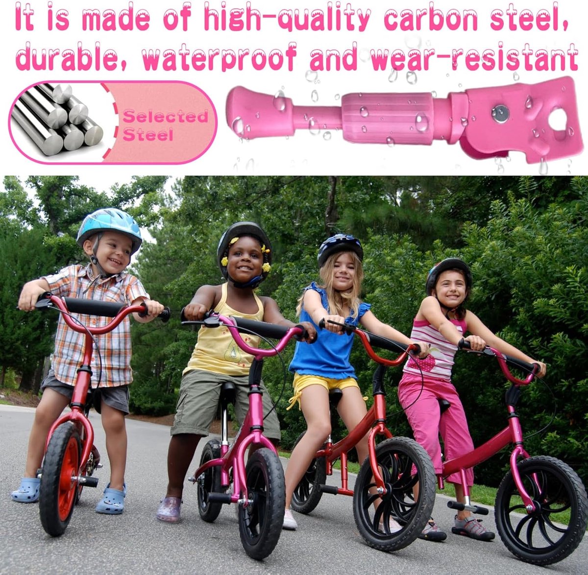 Béquille de vélo pour enfants, Support de stationnement robuste