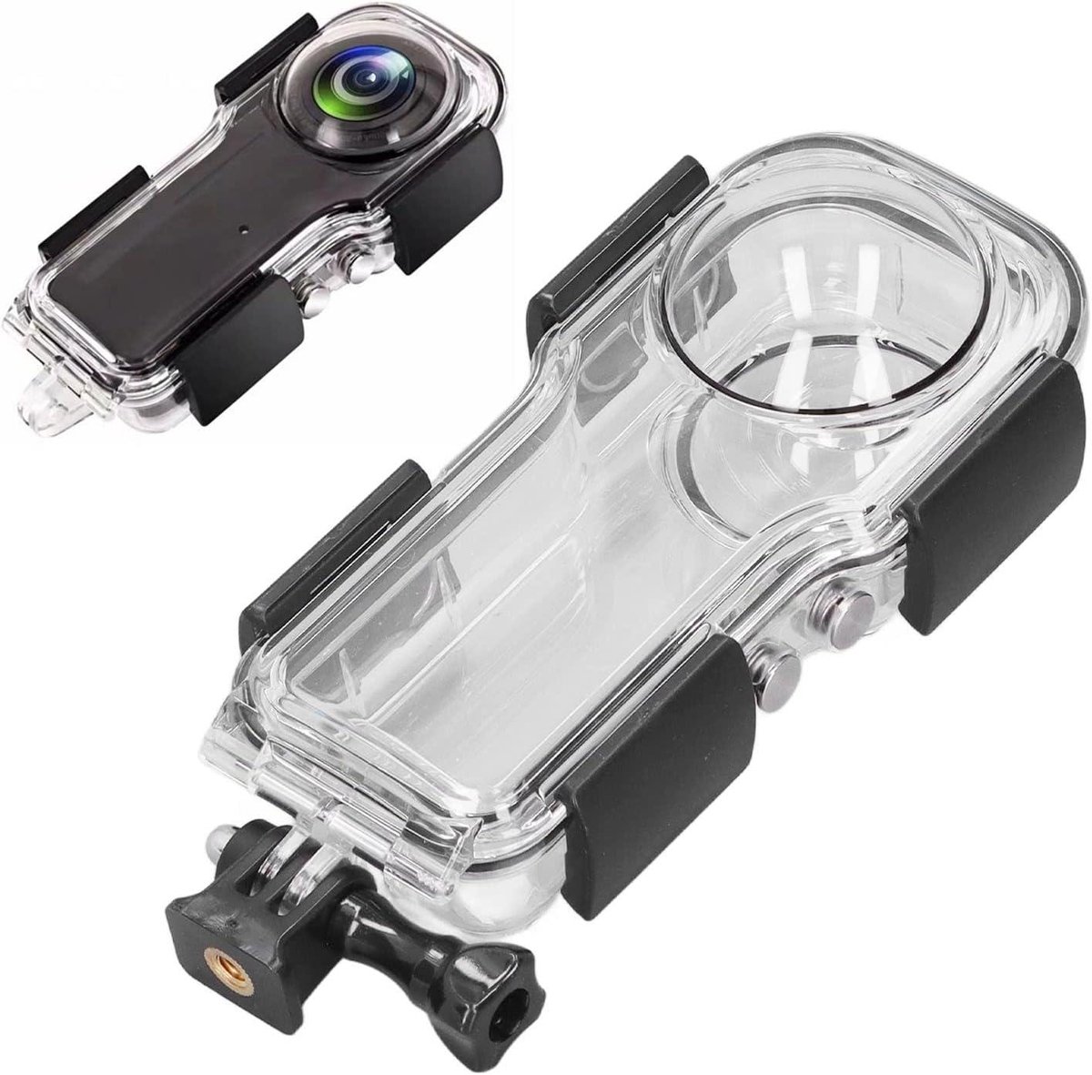 Allecto Plus - Duikkoffer voor Onderwaterduikschaal voor Actiecamera - 40 M Waterdichte Behuizing - Duiken Snorkelen Zwemmen.
