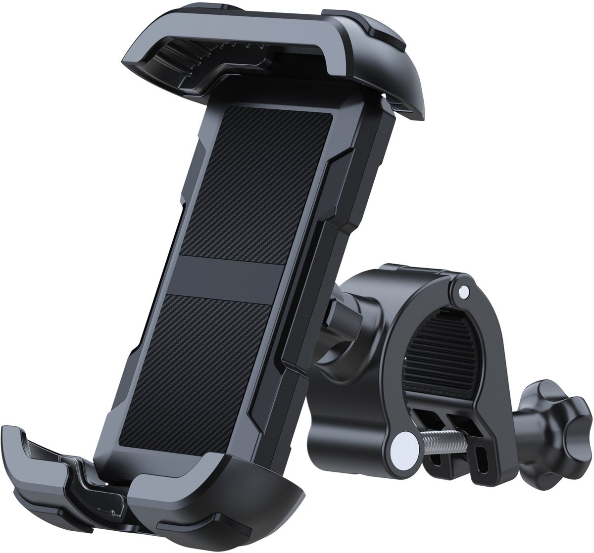 Robuuste Telefoonhouder Fiets, Motor en Scooter - Safety Lock - Gsm Houder Fiets - Fietshouder - Fiets Telefoonhouder - Smartphone Houder Fiets - Accessoires - Phone Holder Bike