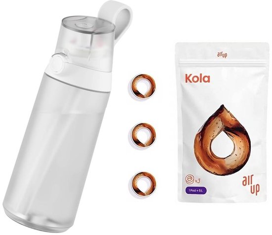 Air Up Drinkfles Mini Sipper - Wit - 600 ml - Starterskit - Fles voor Kind - Speciaal