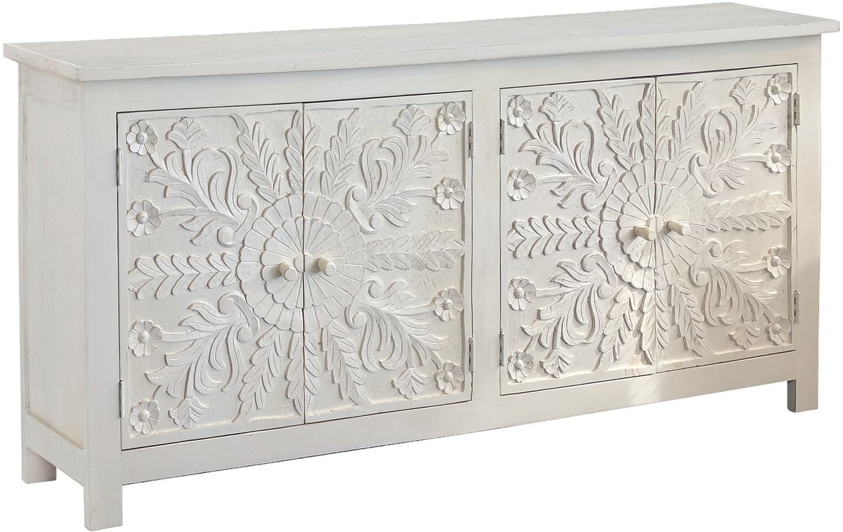 Notio Living Kalhana-Dressoir - 4-deurs - Crème Wit