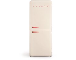 CREATE - Koelkast in retro stijl - FRIDGE RETRO COMBI 401 L