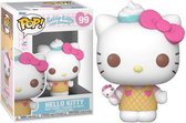 Hello Kitty Hello Kitty and Friends - Hello Kitty (Ice Cream) vinylfiguur 99 Funko Pop! meerkleurig Unisex