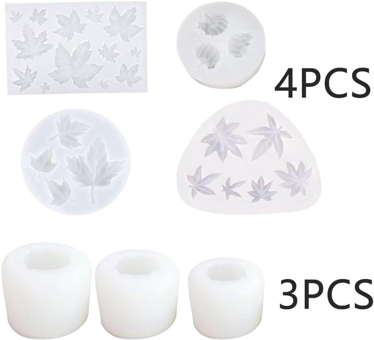 Fondant mallen herfst, 9 holtes, pompoenblad, eikenvruchtvorm, siliconen vormen, 3D-gietvormen voor doe-het-zelf aromatherapie, snoep, zeep, pudding, herfstoogst, themageschenken