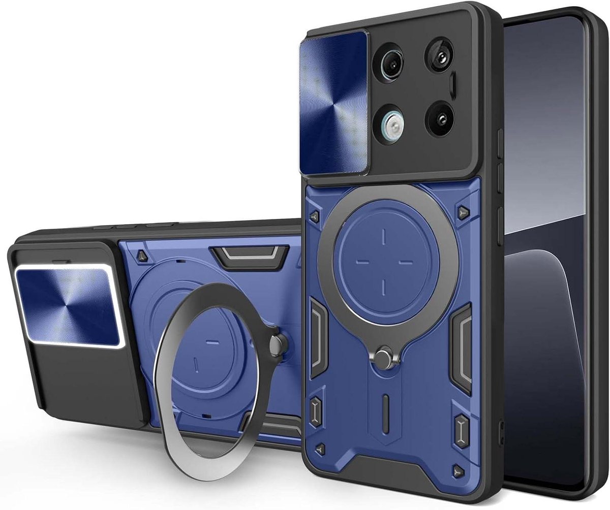 Allecto Plus - Beschermhoes voor smartphones met camera-uitsparing - Blauw