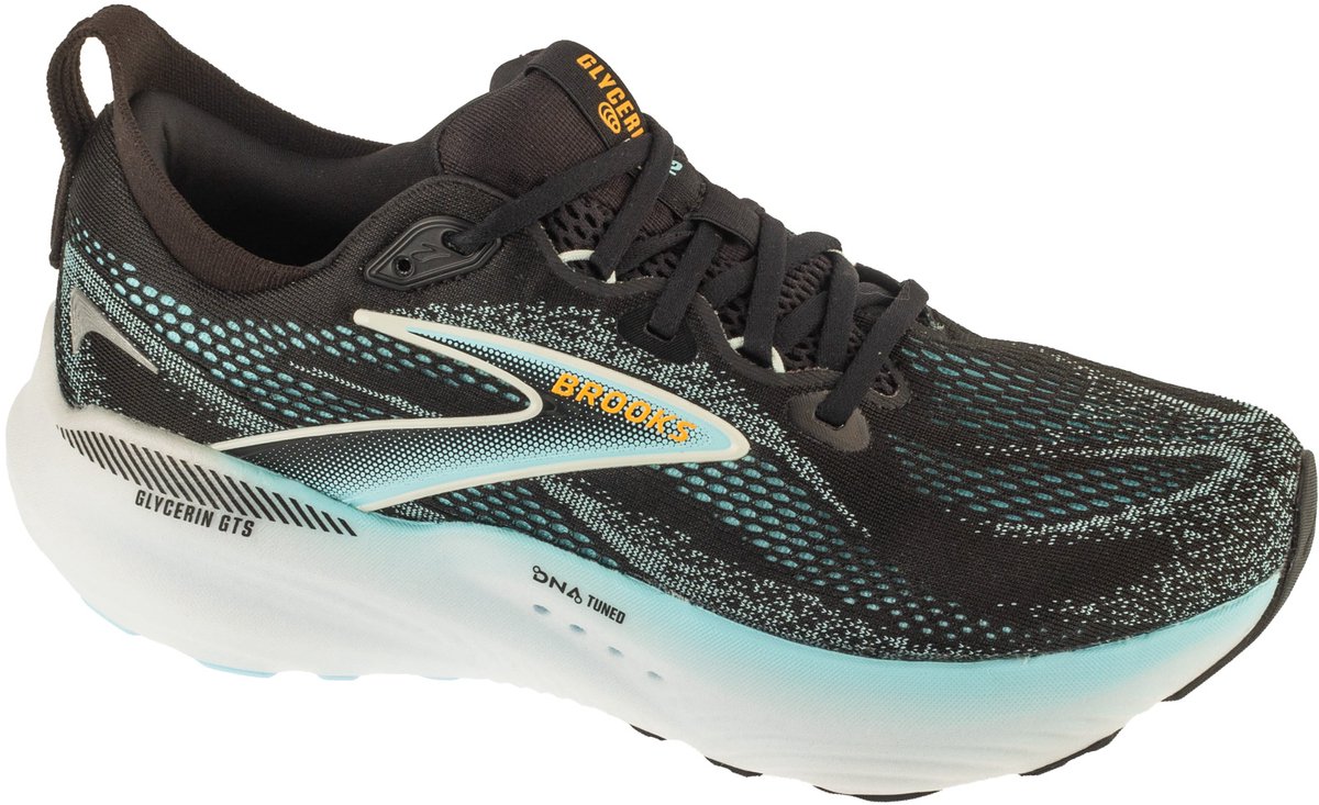 Brooks Glycerin GTS 22 Hardloopschoenen Heren Zwart