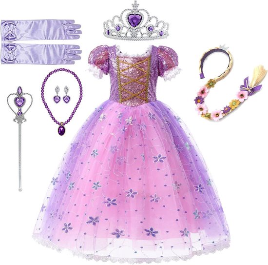 Prinsessenkostuum voor meisjes met accessoires Tule jurk voor