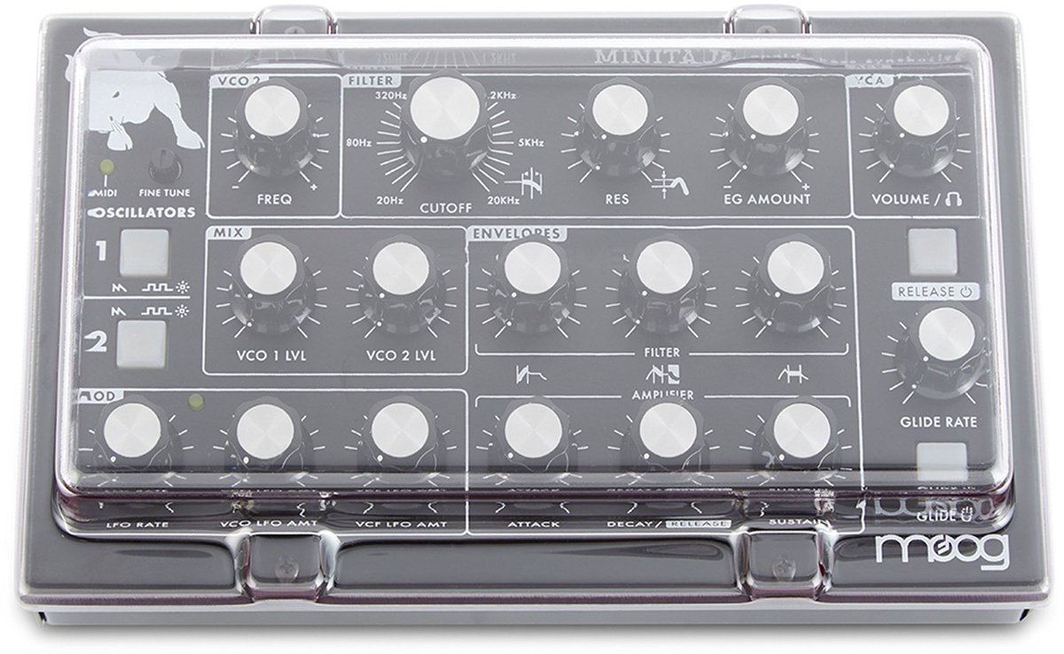 Decksaver Moog Minitaur Cover - Cover voor keyboards