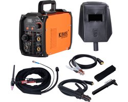 Kibani Lasapparaat TIG-200S - TIG & MMA Lasapparaat tot 4.0 mm - IGBT-Inverter-Technologie - Compact en Lichtgewicht - Elektrisch Lasapparaat 220V - RVS / Elektrode Lassen