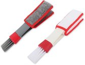 Stores pour stores - 2 pièces - Plumeau pour stores - Brosse pour intérieur de voiture - Brosse de Ventilation - Dépoussiéreur - Stores sans poussière - Facile à Costumes - Aide au nettoyage idéale